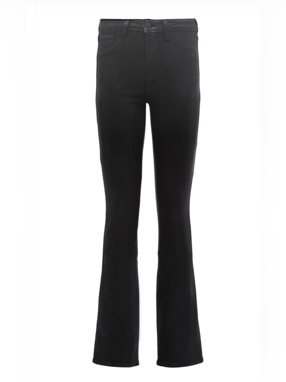 L’Agence Selma Boot Cut Coated Jeans in Black, Sz 28